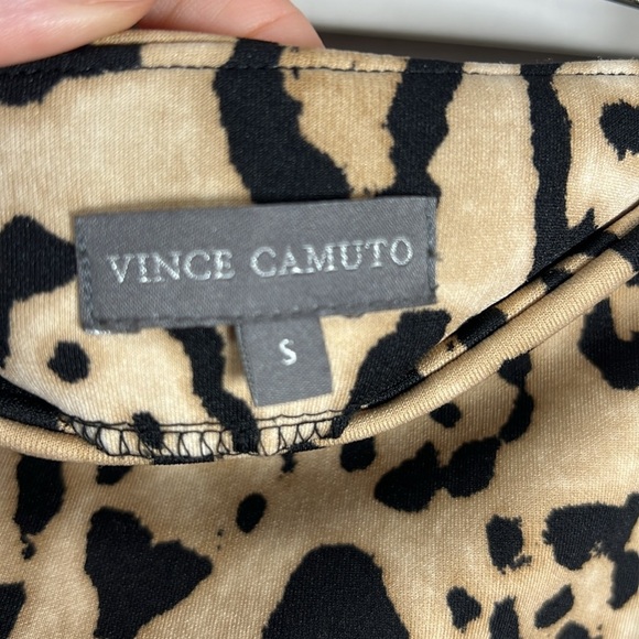 Vince Camuto Leopard Print Stretch Pencil Skirt Size Small - Picture 3 of 6